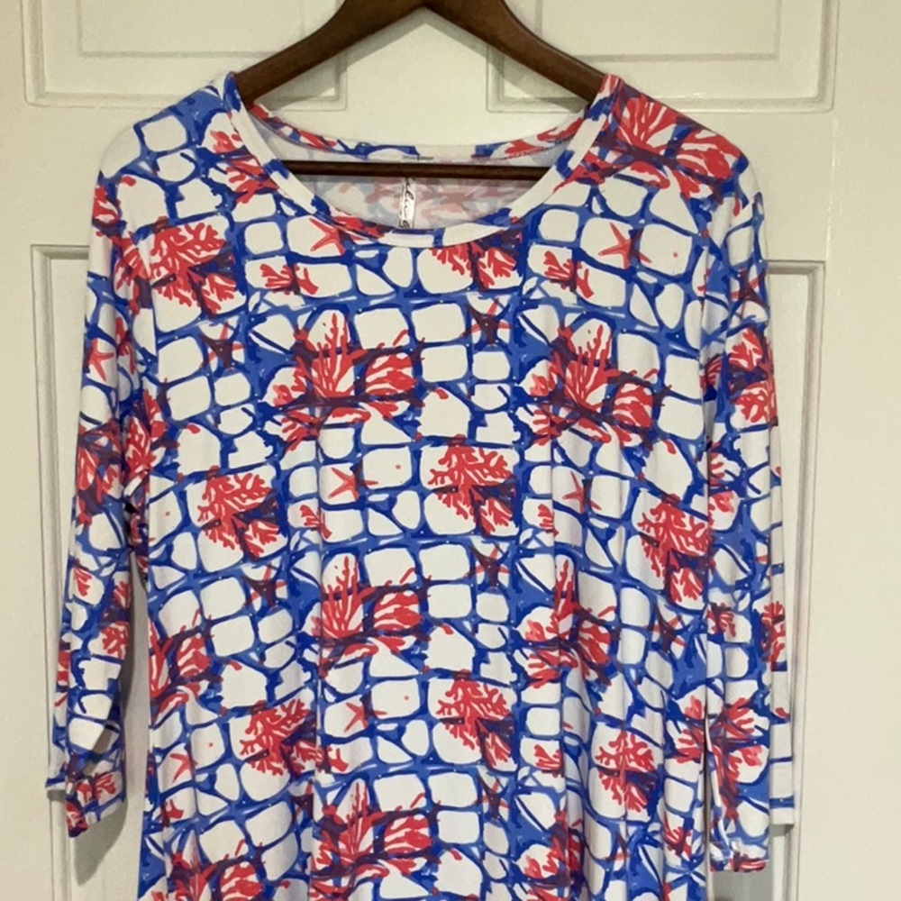 Lulu B Coral Dress UPF Protection NEW